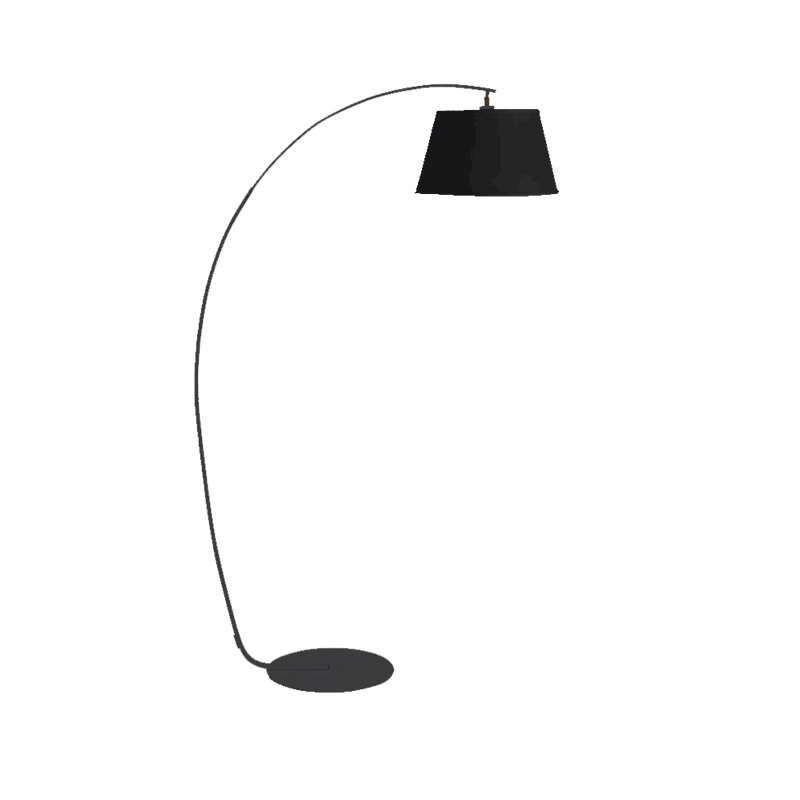 product_pako_342-000058 Φωτιστικό δαπέδου Glinze μαύρο μέταλλο 90x38x170εκ - Image 1