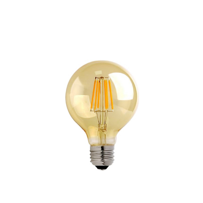 product_pako_342-000070 Λαμπτήρας LED G80 Bulb 4W E27 2700K 200-220V amber - Image 1