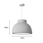 Φωτιστικό οροφής led Jenila E27 ps λευκό Φ59x40εκ - Image 3
