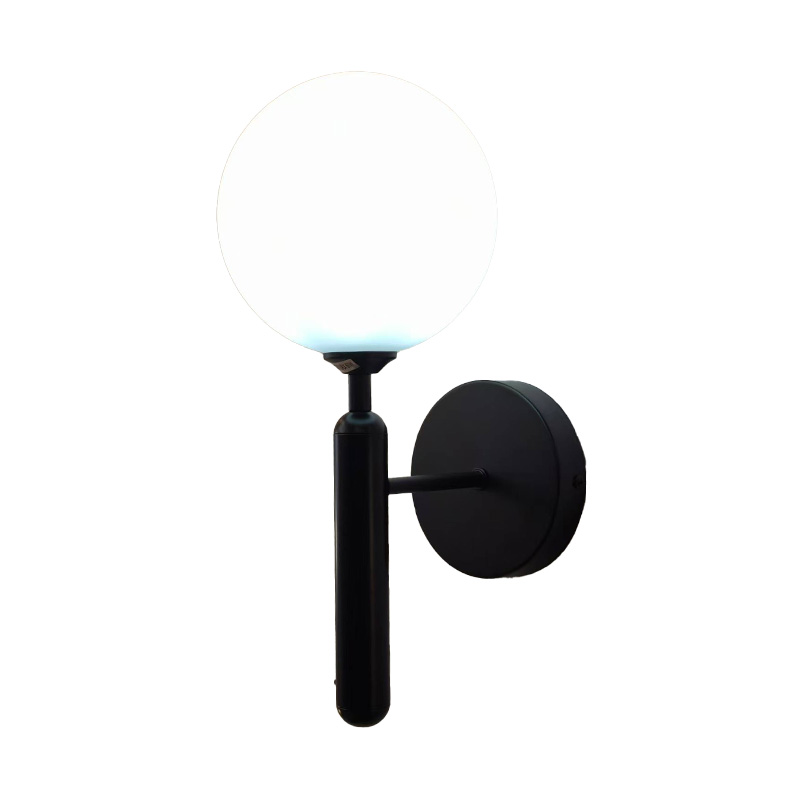 product_pako_342-000115 Φωτιστικό τοίχου-απλίκα Genka G9 μέταλλο μαύρο-λευκο 15x23x34εκ - Image 1
