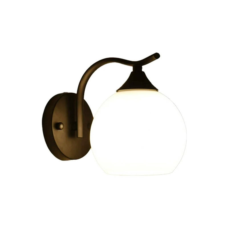 product_pako_342-000125 Φωτιστικό τοίχου-απλίκα Belinest E27 μέταλλο - γυαλί σε μαύρο-λευκό 20x14x17εκ - Image 1