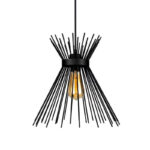 Φωτιστικό οροφής Candle I E27 μέταλλο μαύρο Φ25x30εκ