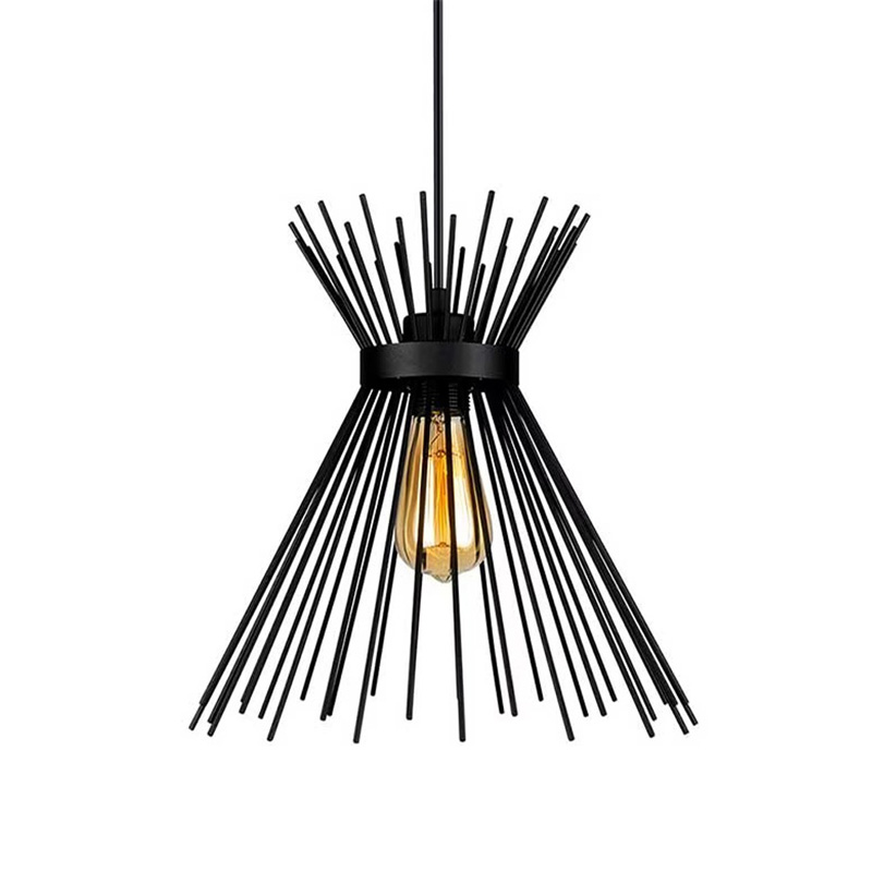 product_pako_342-000126 Φωτιστικό οροφής Candle I E27 μέταλλο μαύρο Φ25x30εκ - Image 1