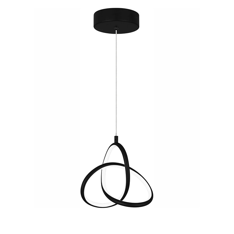 product_pako_342-000132 Φωτιστικό οροφής Trinity led μέταλλο μαύρο Φ22x100εκ - Image 1
