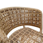 Καρέκλα Milou teak ξύλο και pe σχοινί σε φυσική απόχρωση 59x65x73εκ - Image 8