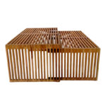 Τραπέζι Tinnie σετ 2τεμ teak ξύλο σε φυσική απόχρωση - Image 4