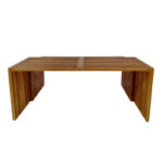 Τραπέζι Tinnie σετ 2τεμ teak ξύλο σε φυσική απόχρωση - Image 6