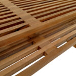 Τραπέζι Tinnie σετ 2τεμ teak ξύλο σε φυσική απόχρωση - Image 8
