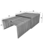 Τραπέζι Tinnie I σετ 2τεμ teak ξύλο σε φυσική απόχρωση - Image 9