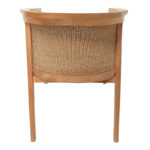 Πολυθρόνα Granny teak wood και συνθετικό σχοινί σε φυσική απόχρωση 60x60x82εκ - Image 7