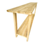 Κονσόλα Decoza teak ξύλο σε φυσική απόχρωση 200x40x80εκ - Image 3