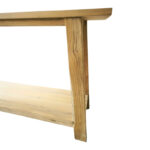 Κονσόλα Decoza teak ξύλο σε φυσική απόχρωση 200x40x80εκ - Image 4