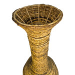 Διακοσμητικό βάζο Strail Inart banana rope σε φυσική απόχρωση Φ40x100εκ - Image 2