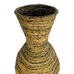 Διακοσμητικό βάζο Lerpon Inart banana rope σε φυσική απόχρωση Φ40x100εκ - Image 2