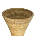 Βάζο Virnia Inart pe rattan σε φυσική απόχρωση Φ40x100εκ - Image 2