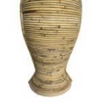 Βάζο Virnia Inart pe rattan σε φυσική απόχρωση Φ40x100εκ - Image 3