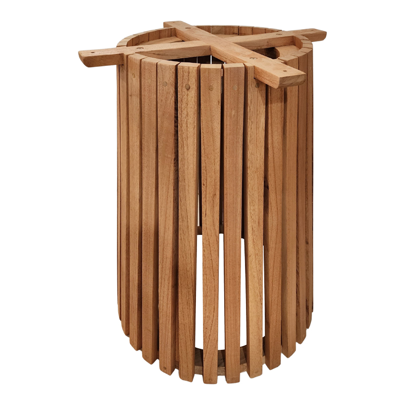 product_pako_343-000118 Βάση τραπεζιού εσωτερικού χώρου Galy I mindi ξύλο σε φυσική απόχρωση Φ60x75εκ - Image 1
