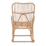 Κουνιστή πολυθρόνα Cormeny rattan σε φυσική απόχρωση 68x109x103εκ - Image 6