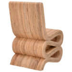 Πολυθρόνα Favorsy rattan σε φυσική απόχρωση 52x65x90εκ - Image 3