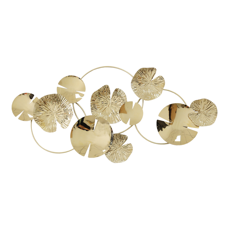 product_pako_345-000020 Διακοσμητικό τοίχου Lacy Inart μέταλλο σε χρυσή απόχρωση 118x57x5εκ - Image 1