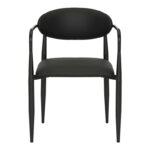 Πολυθρόνα Kalone pu σε μαύρη απόχρωση 56x55x78εκ - Image 5