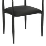 Πολυθρόνα Kalone pu σε μαύρη απόχρωση 56x55x78εκ - Image 8