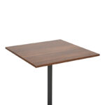 Τραπέζι Nerobian mdf σε καρυδί απόχρωση 70x70x75εκ - Image 5