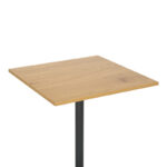 Τραπέζι Nerobian mdf σε sonoma απόχρωση 60x60x75εκ - Image 5