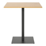 Τραπέζι Nerobian mdf σε sonoma απόχρωση 70x70x75εκ - Image 3