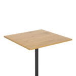 Τραπέζι Nerobian mdf σε sonoma απόχρωση 70x70x75εκ - Image 5