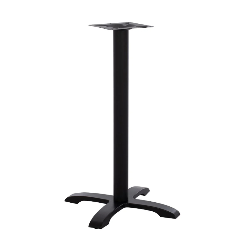 product_pako_355-000008 Βάση τραπεζιού Bar Steko μεταλλική σε μαύρη απόχρωση 48x48x94εκ - Image 1