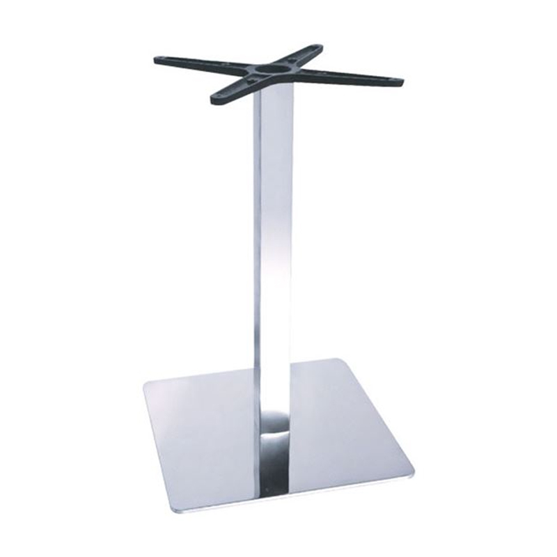 product_pako_355-000009 Βάση τραπεζιού Galax αλουμινίου σε ασημί απόχρωση 45x45x72εκ - Image 1