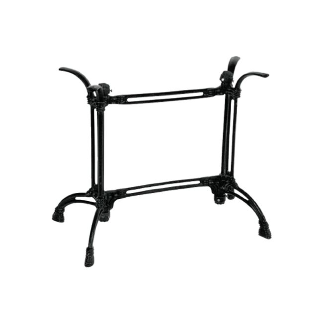 product_pako_355-000016 Βάση τραπεζιού Basa μεταλλική σε μαύρη απόχρωση 82x50x71εκ - Image 1