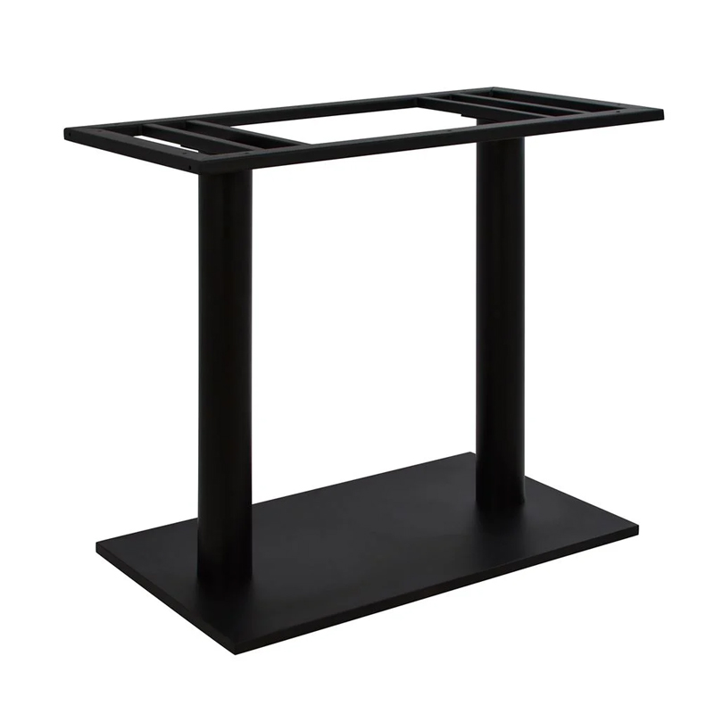 product_pako_355-000018 Βάση τραπεζιού Soign μεταλλική σε μαύρη απόχρωση 80x40x72εκ - Image 1