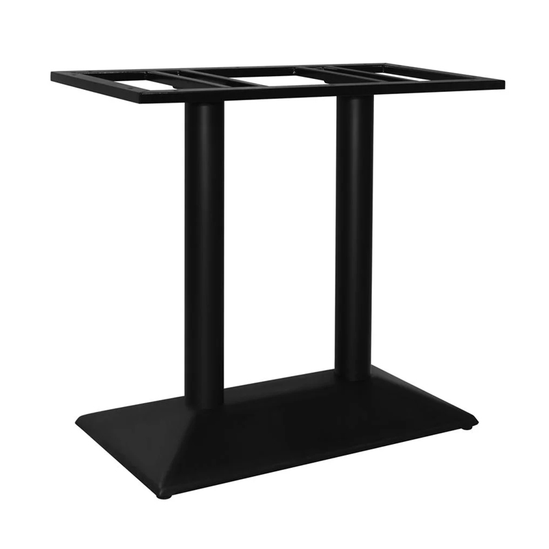 product_pako_355-000019 Βάση τραπεζιού Soutenir μεταλλική σε μαύρη απόχρωση 80x40x72εκ - Image 1