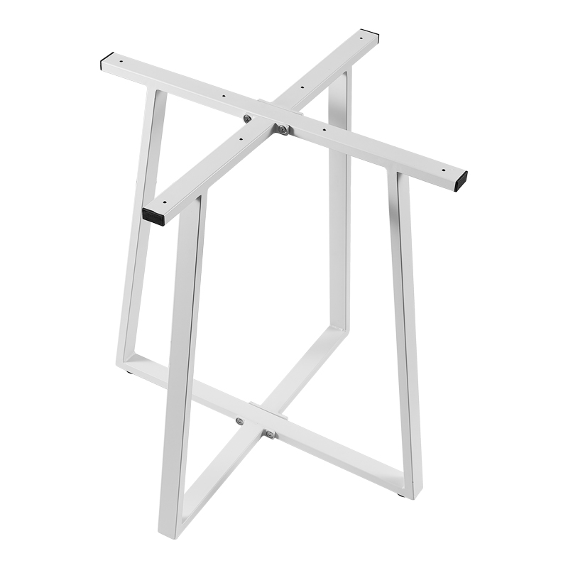 product_pako_355-000026 Βάση τραπεζιού Mulbe μεταλλική σε λευκή απόχρωση 70x70x73εκ - Image 1