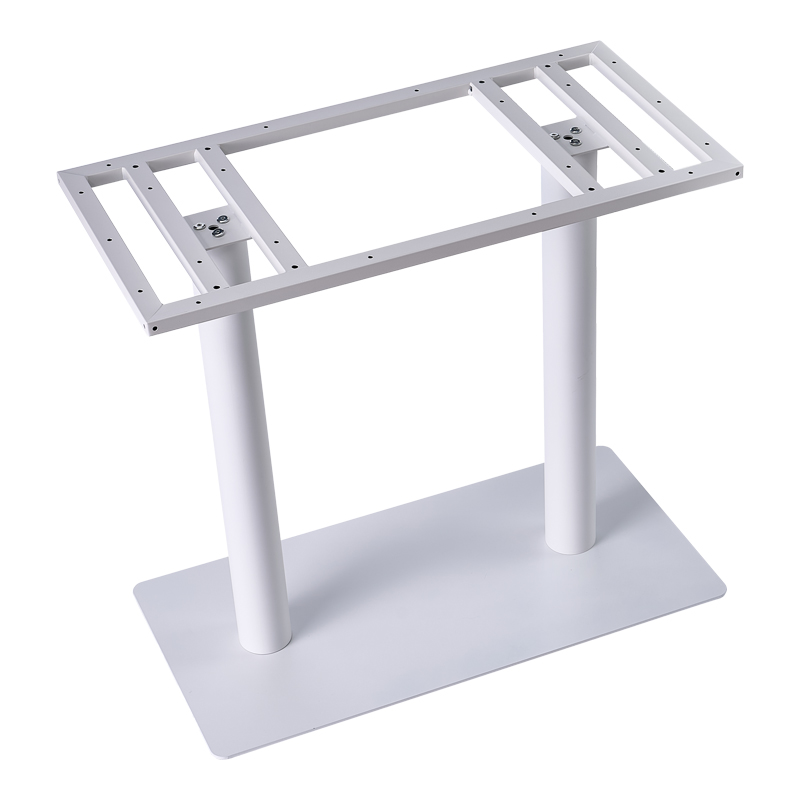 product_pako_355-000037 Βάση τραπεζιού Soign μέταλλο λευκό 80x40x72εκ - Image 1