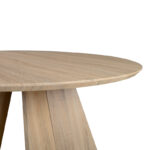 Τραπέζι Bibble MDF σε φυσική απόχρωση Φ120x76εκ - Image 4