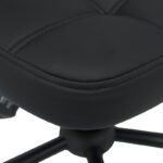 Καρέκλα γραφείου Sedia pu σε μαύρη απόχρωση 50x50x75-85εκ - Image 8