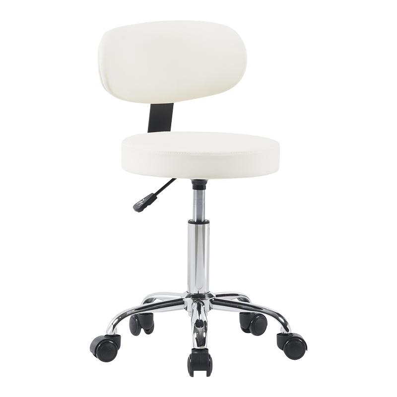 product_pako_360-000017 Καρέκλα γραφείου τροχήλατη Mafeshi pu σε λευκή απόχρωση 45x44x70-82εκ - Image 1