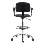 Καρέκλα ρεσεψιόν Icina Ι pu σε μαύρη απόχρωση 58x54x102-123εκ - Image 5