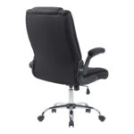 Καρέκλα γραφείου διευθυντη Kesla PES μαύρo 65x65x113-121εκ - Image 3