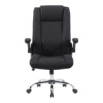 Καρέκλα γραφείου διευθυντη Kesla PES μαύρo 65x65x113-121εκ - Image 6