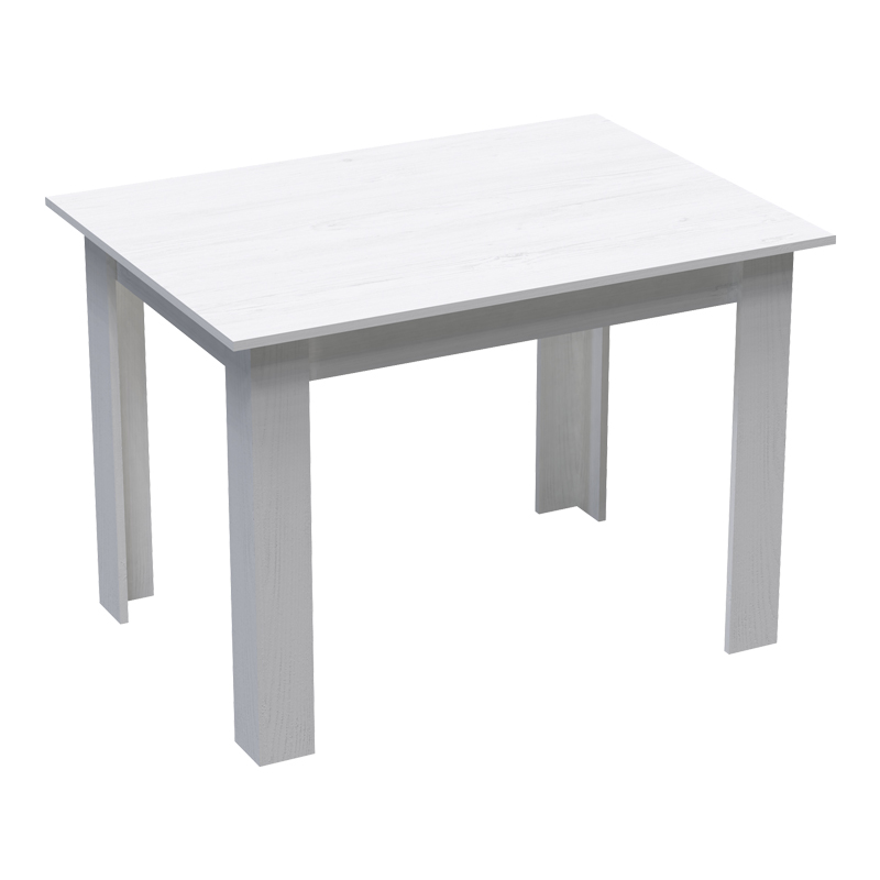 product_pako_361-000001 Τραπέζι Manka σε λευκή απόχρωση 110x80x77εκ - Image 1