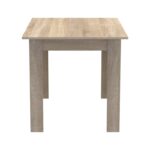 Τραπέζι Manka σε sonoma απόχρωση 110x80x77εκ - Image 4