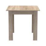 Τραπέζι Manka I σε sonoma απόχρωση 80x80x77εκ - Image 4