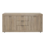 Μπουφές Doha σε sonoma απόχρωση 180x45x80.5εκ - Image 4