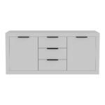 Μπουφές Doha σε λευκή απόχρωση 180x45x80.5εκ - Image 4