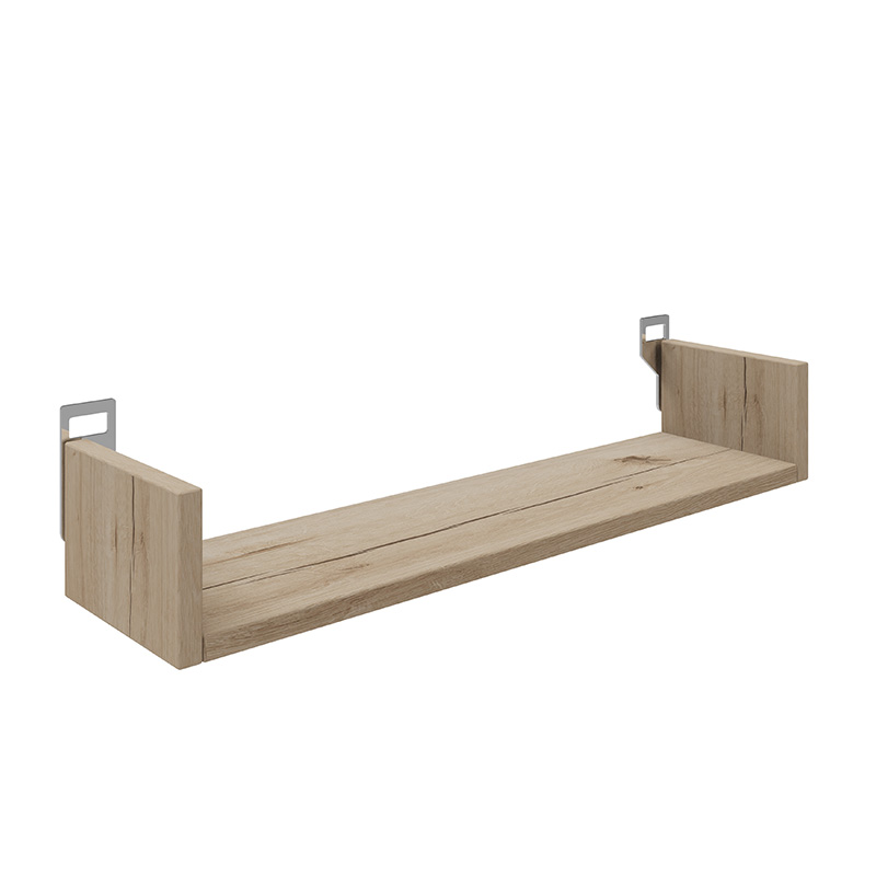 product_pako_361-000083 Ραφιέρα τοίχου Derva σε oak απόχρωση 60x15x10cm - Image 1