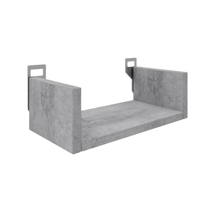 product_pako_361-000084 Ραφιέρα τοίχου Derva σε cement γκρι απόχρωση 30x15x10cm - Image 1